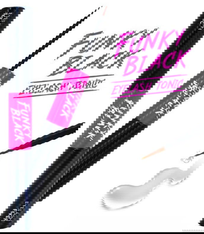 Beauty Fairy Funky Black Eyelash Tonic with easy application brush for vibrant lashes