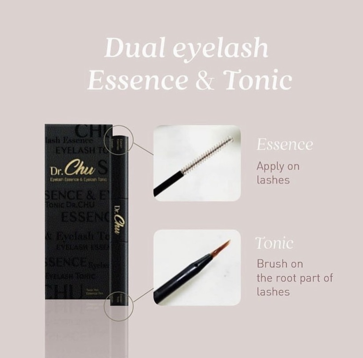 Beauty Fairy Dual Eyelash Essence and Tonic for Enhanced Lash Growth and Care